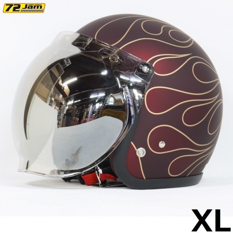 バブルシールド(シルバーミラー)付 72JAM JJ-22L STEALTH(レッド) JET