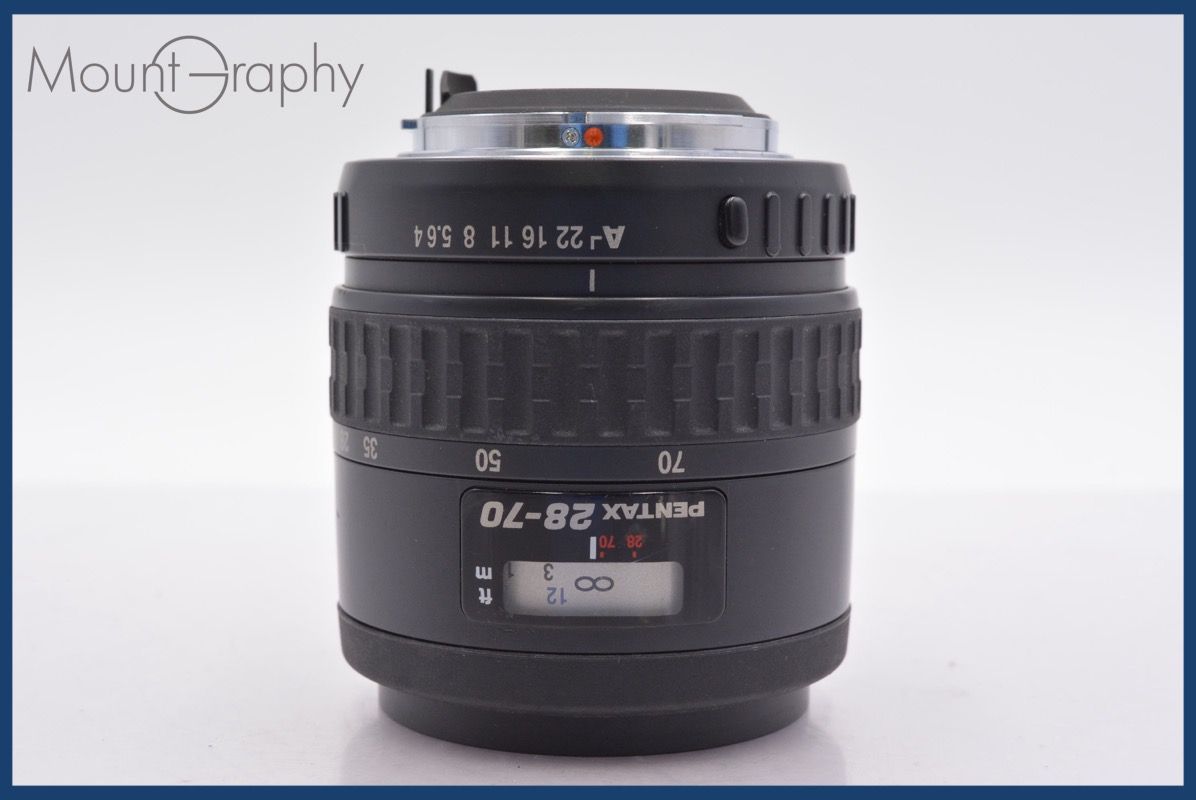 上 ペンタックス PENTAX SMC PENTAX-FA 28-70mm F4 AL 前キャップ-レンズフィルター付 完動 同梱可 yk5154