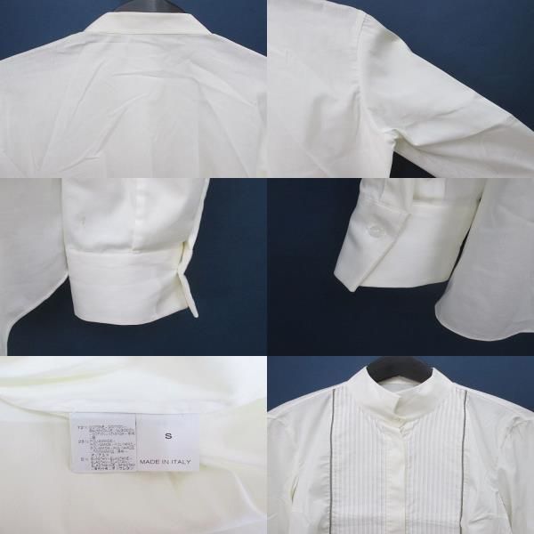ブルネロクチネリ BRUNELLO CUCINELLI 長袖 シャツ ブラウス S 白系