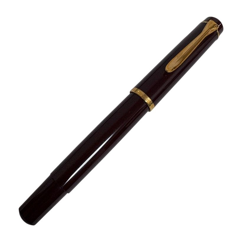 ♥ ◆Pelikan ペリカン 万年筆 Gunter Wagner◆ ボルドーレッド EFニブ ゴールドトリム インク付属 筆記具 文房具 コレクション◆ ◆