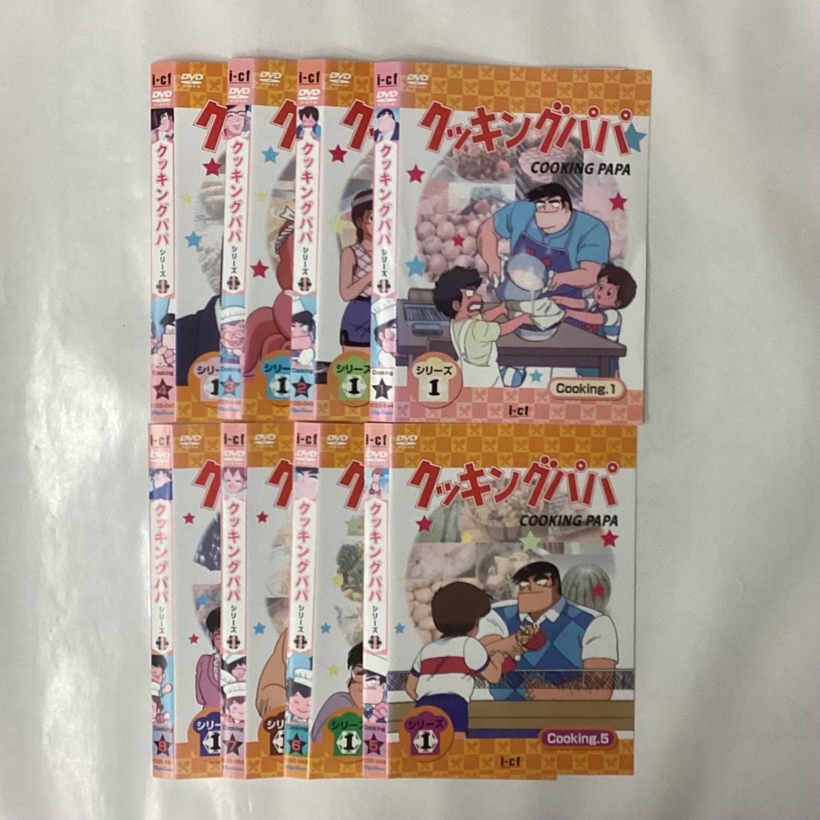 アニメ　クッキングパパ【全39巻】 クッキングパパ TV版全39巻 【レンタル落ち】 - メルカリ