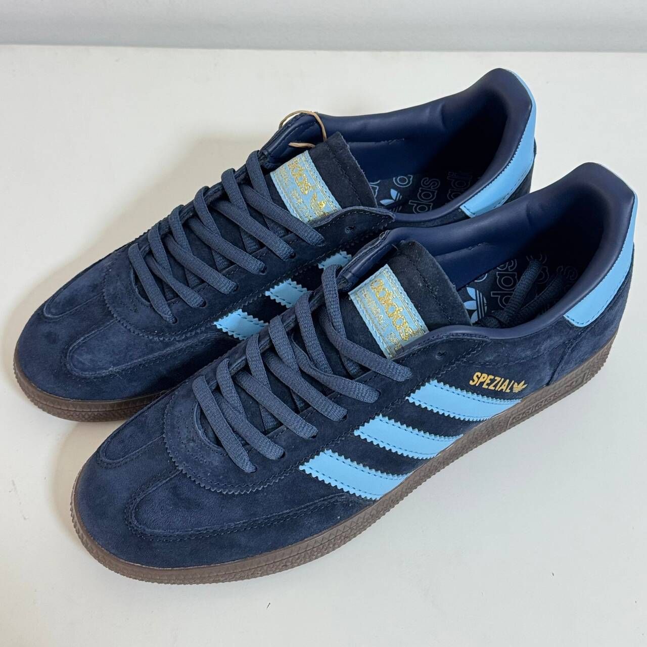 adidas originals HANDBALL SPEZIAL スニーカー 男女兼用 アディダス シューズ ローカットスニーカー スポーツシューズ カジュアルシューズ 防滑 ネイビー&ブルー