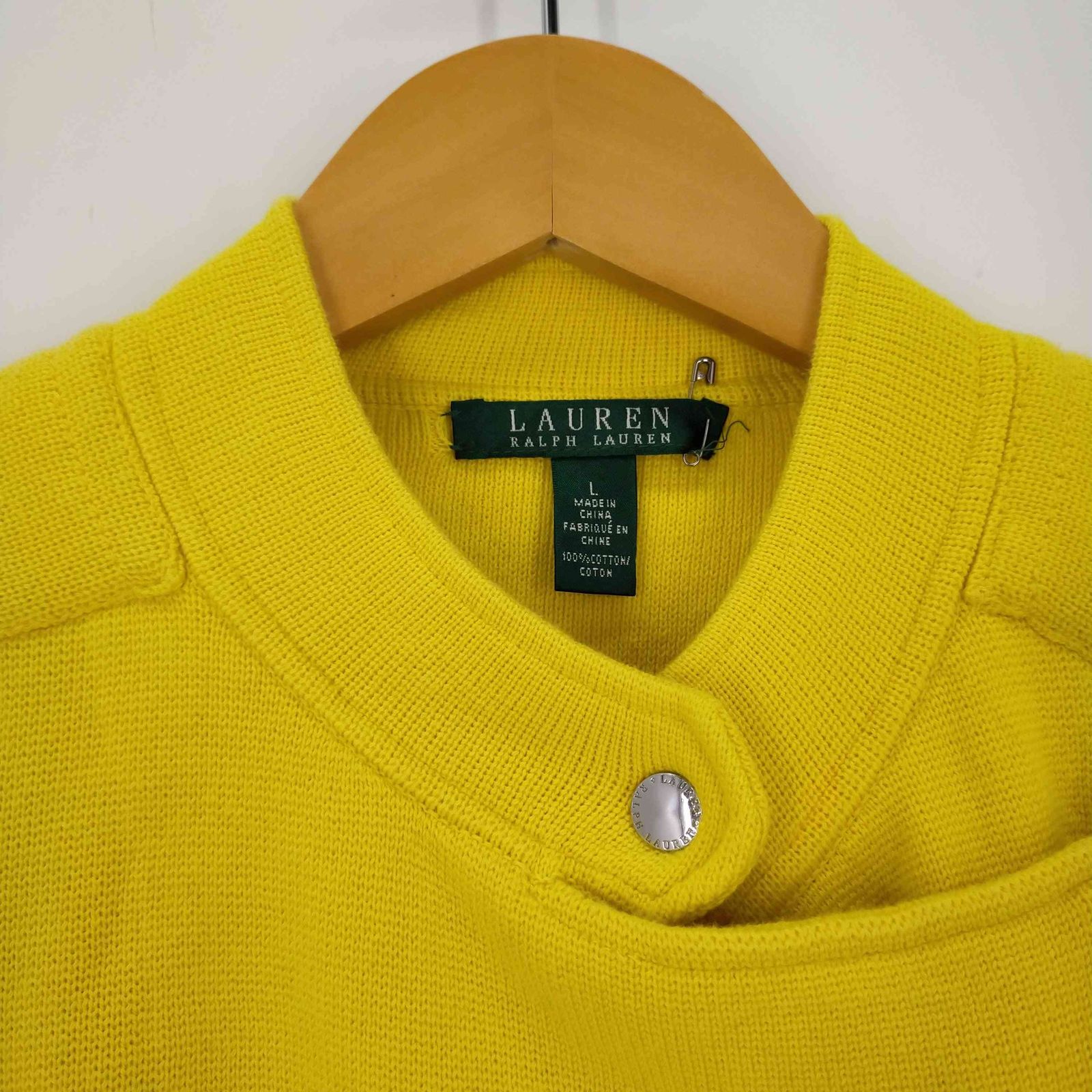 ローレンラルフローレン LAUREN RALPH LAUREN 緑タグ ニットダブル