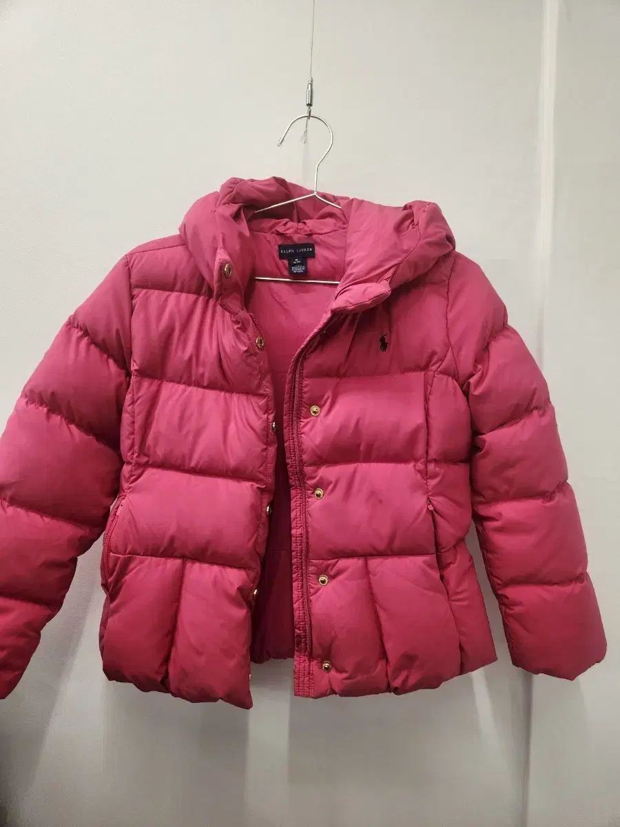 ポロ Ralph Lauren ラルフローレン キッズ ピンク ダウン M