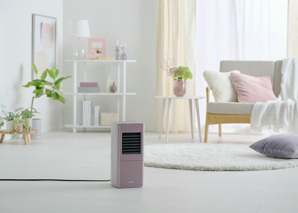 アイリスオーヤマ ヒーター セラミックファンヒーター 大風量 スリム 風量3段階 ターボ 標準 静音 自動オフ機能付き 幅約17.5×奥行約19.15×高さ約37.1cm チャイルドロック ピンク IRIS OHYAMA ACH-S12A-P