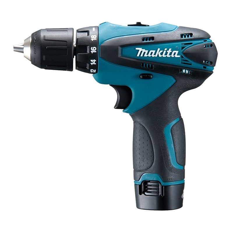 マキタ Makita 充電式ドライバドリル 10.8V 1.3Ah バッテリー2個付き DF330DWX 1