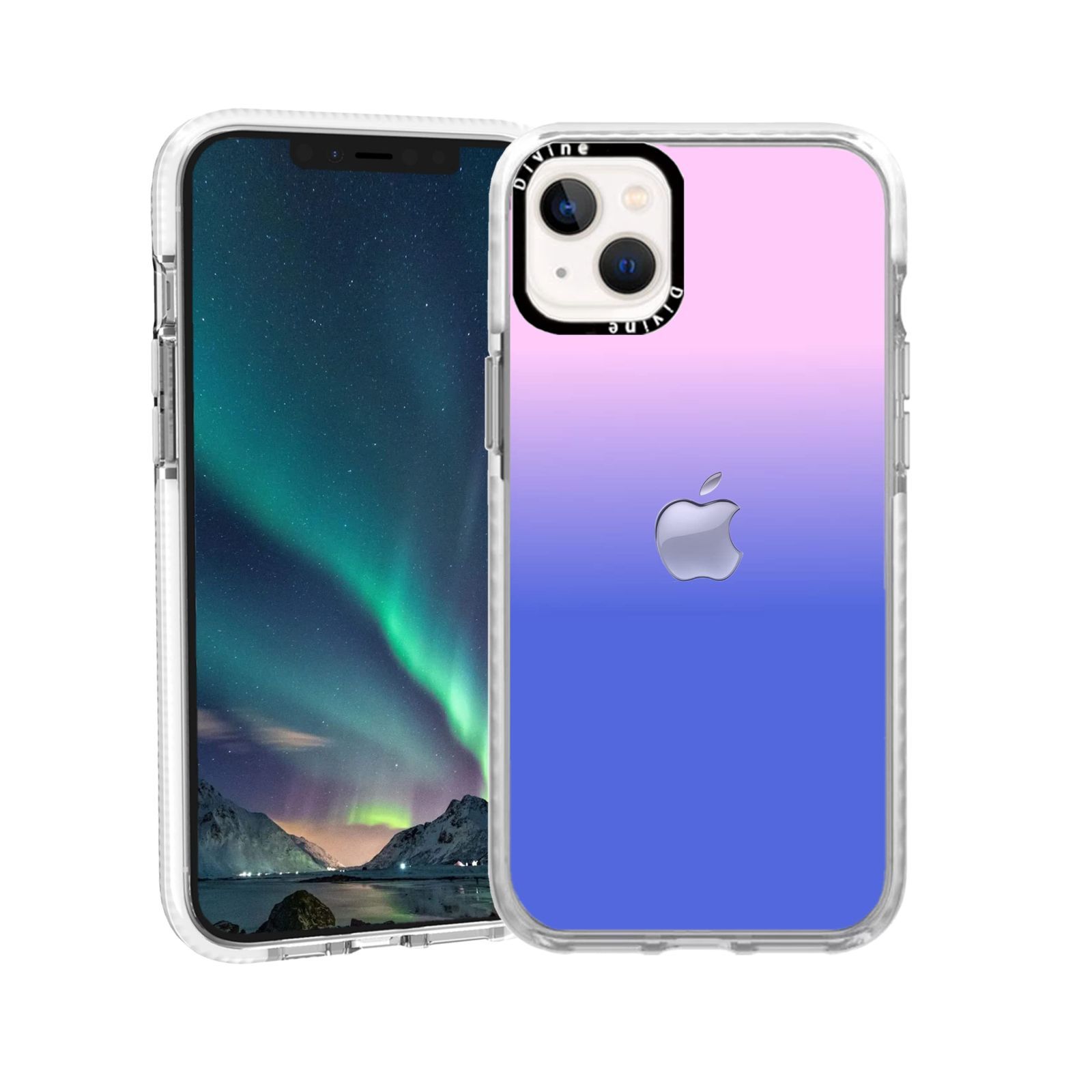 Divine iPhone 13 case オーロラ グラデーション アイフォン ケース