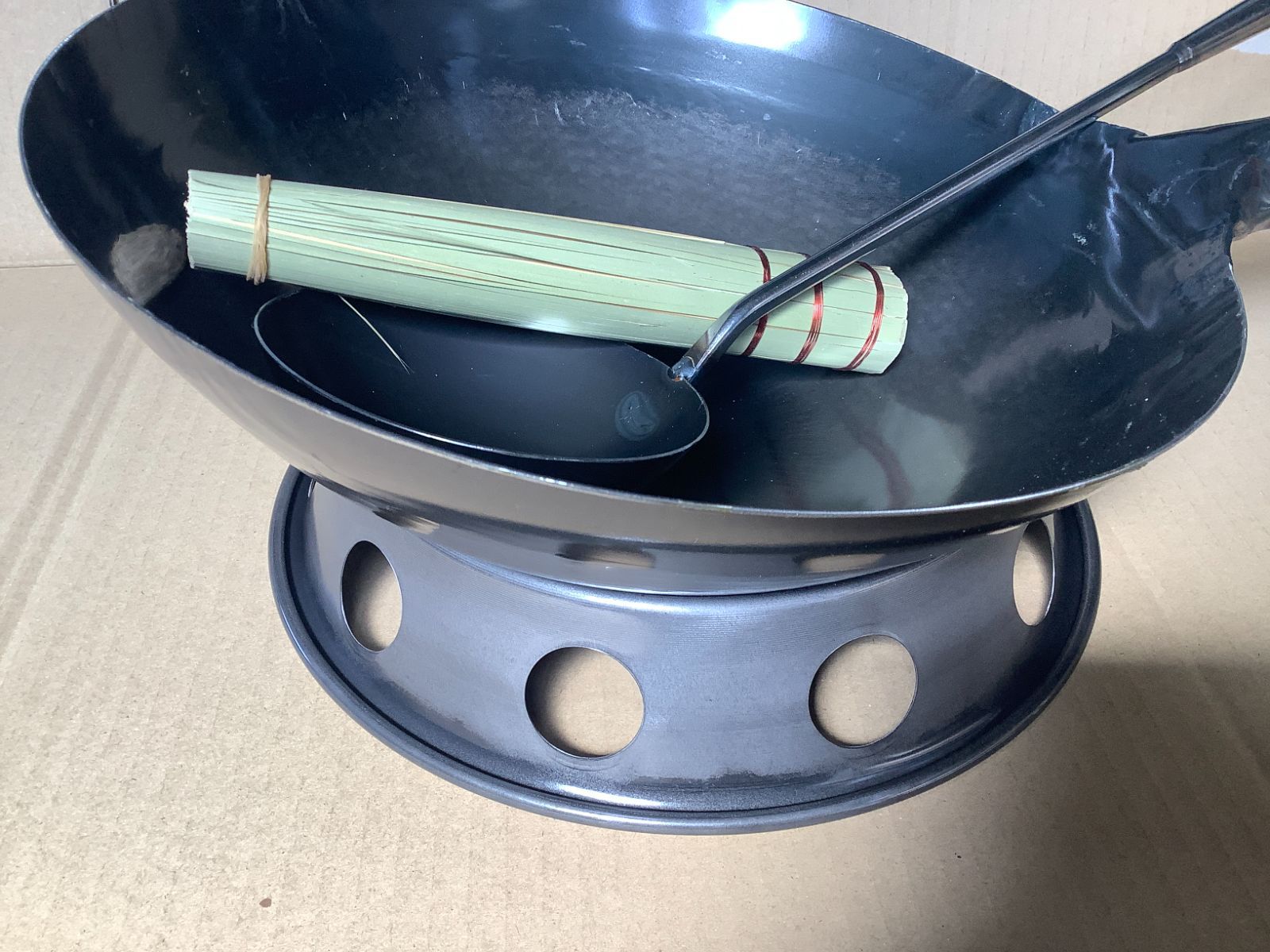 ささらと中華お玉と受け台付