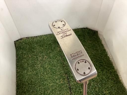 タイトリスト SCOTTY CAMERON STUDIO SELECT NEWPORT 33インチ 20g パター PT スチール フレックスその他 メンズ 男性用 右利き 右用 Dランク ゴルフクラブ