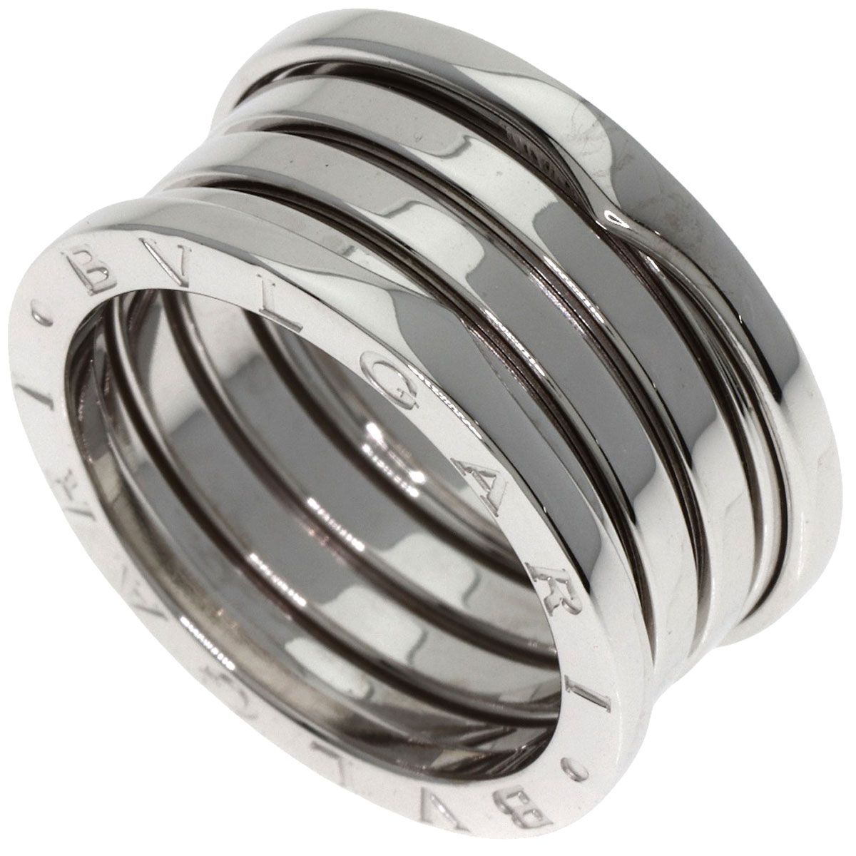 BVLGARI ブルガリ B-zero1 ビーゼロワン 4バンド 54 リング 指輪 K18WG レディース