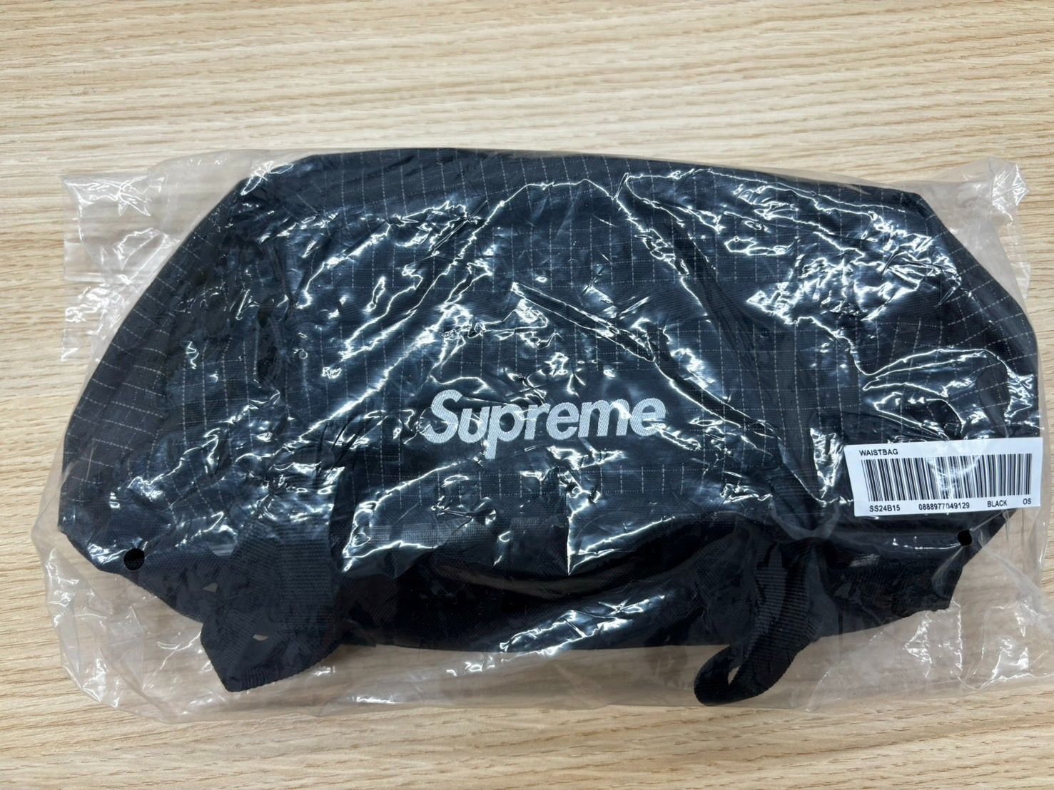 Supreme 2024SS Waist Bag Black　※リメイク品※ 並行輸入】Supreme シュプリーム 2024SS Waist Bag ウエスト