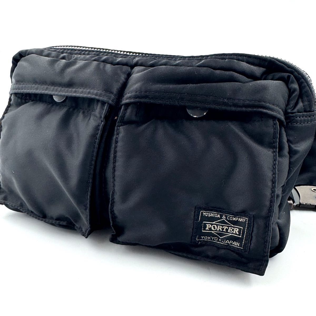 PORTER TANKER ポーター タンカー ボディバッグ ウエストバッグ ブラック 吉田カバン