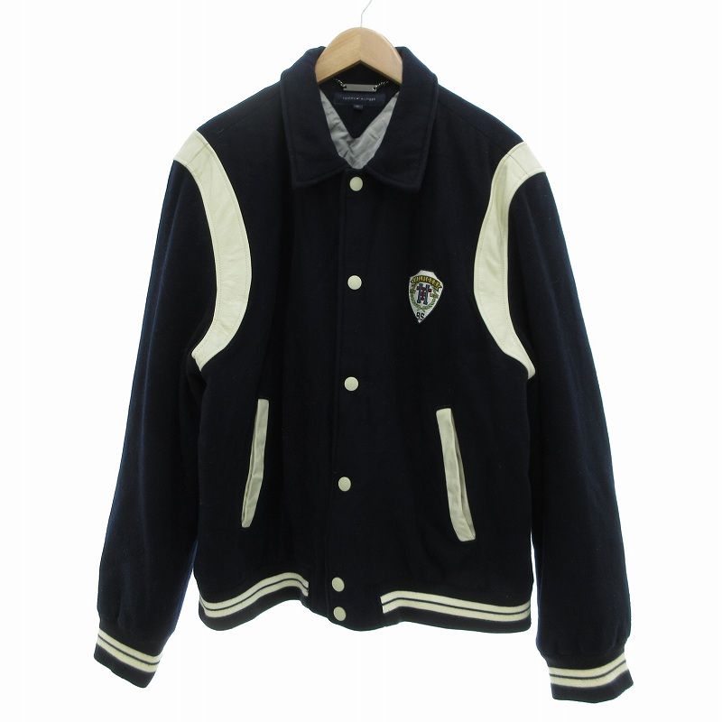 トミーヒルフィガー TOMMY HILFIGER スタジャン 中綿ジャケット ロゴ 