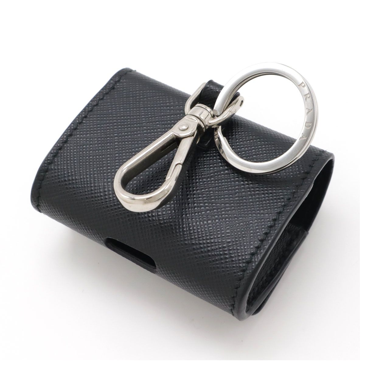 PRADA AirPods Pro イヤフォンケース チャーム 黒 PRADA プラダ