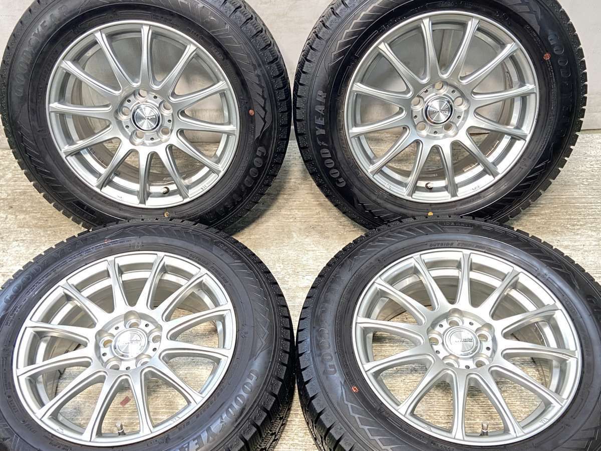 195|65R15 グッドイヤー アイスナビ 8 ラブリオン ルミエール 15x6.5 40 100-5穴 タイヤ スタッドレスタイヤ ホイールセット 4本セット w15250531002