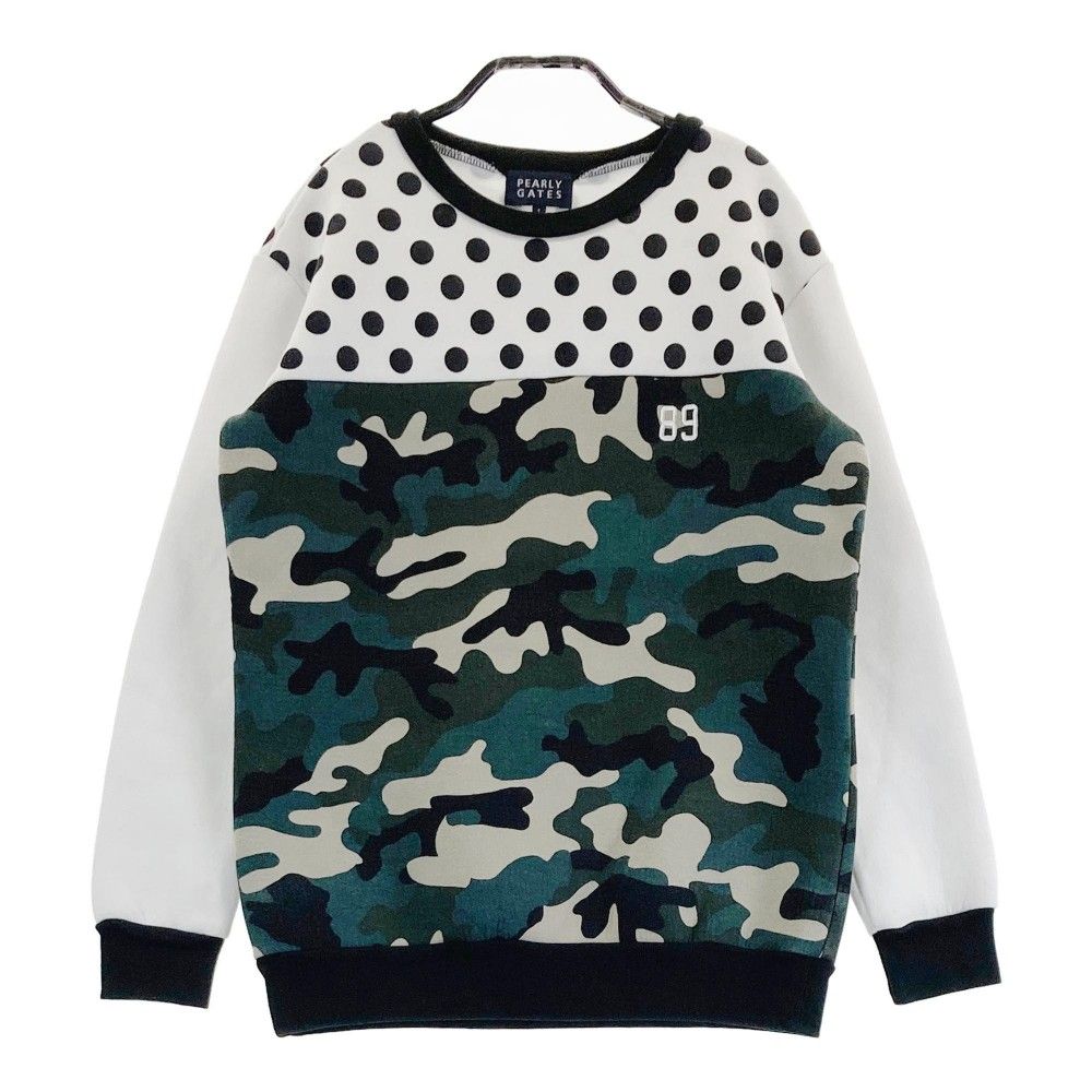 PEARLY GATES パーリーゲイツ クルーネック カシミヤ ニットセーター