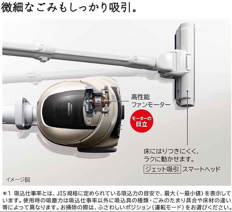 展示☆日立 CV-P205E8 紙パック式クリーナー パワーブラシ 強烈