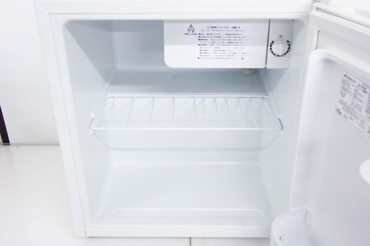 生活家電 【】Abitelaxアビテラックス 46L 1ドア冷蔵庫 AR-509E 右開き
