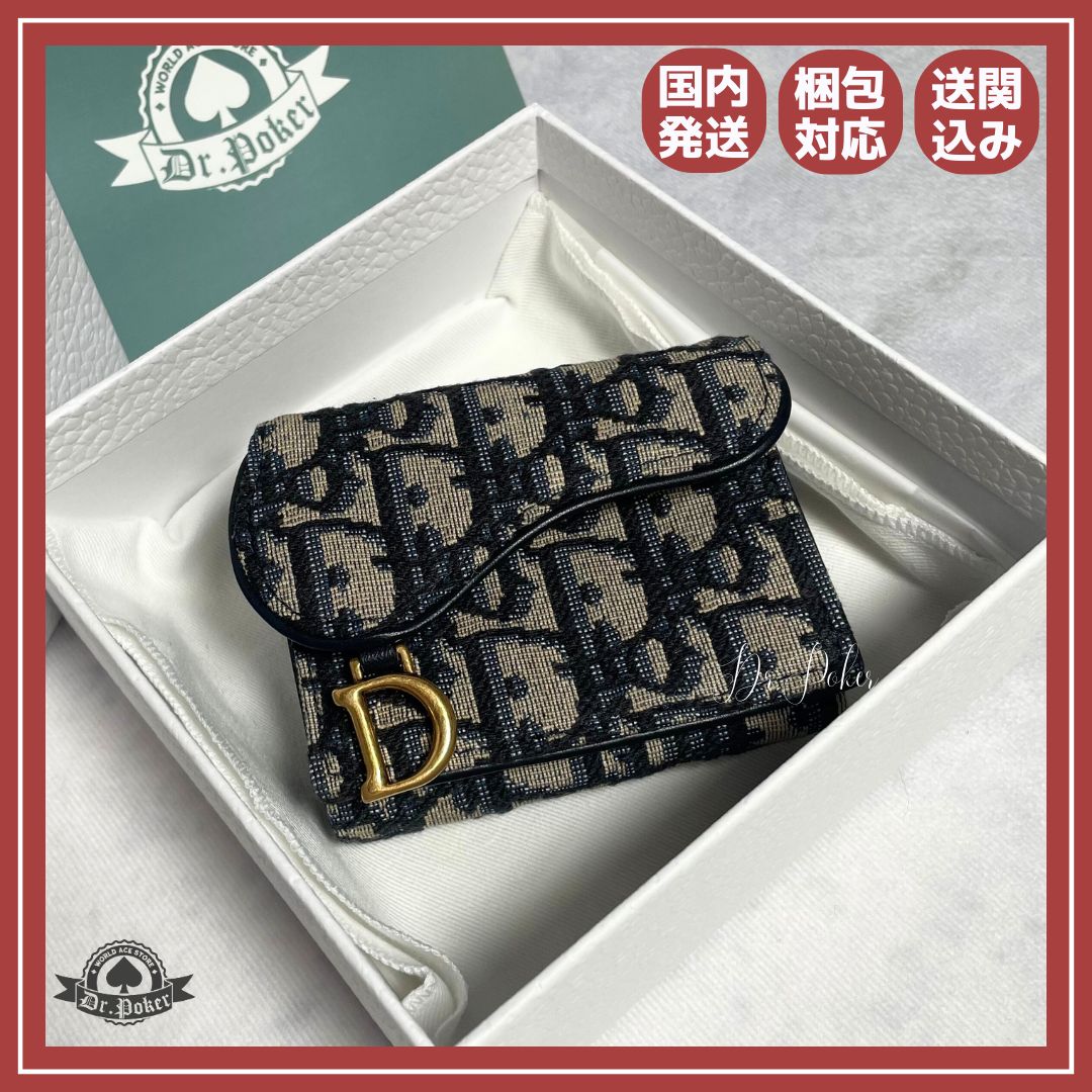 Dior ディオール SADDLE コンパクト ウォレット - Dr.Poker - メルカリ