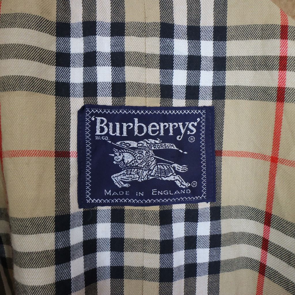 90年代 Burberrys' バーバリーズ トレンチ コート ラグランスリーブ