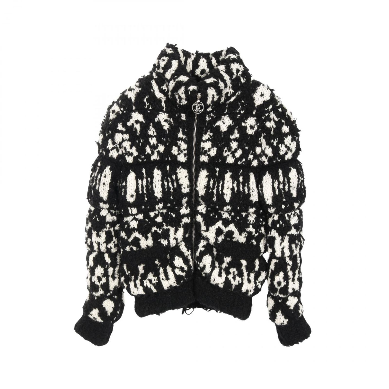 シャネル CHANEL ブルゾン ココマーク P62172K47609 ウール カシミヤ ジャケット レディース Used A