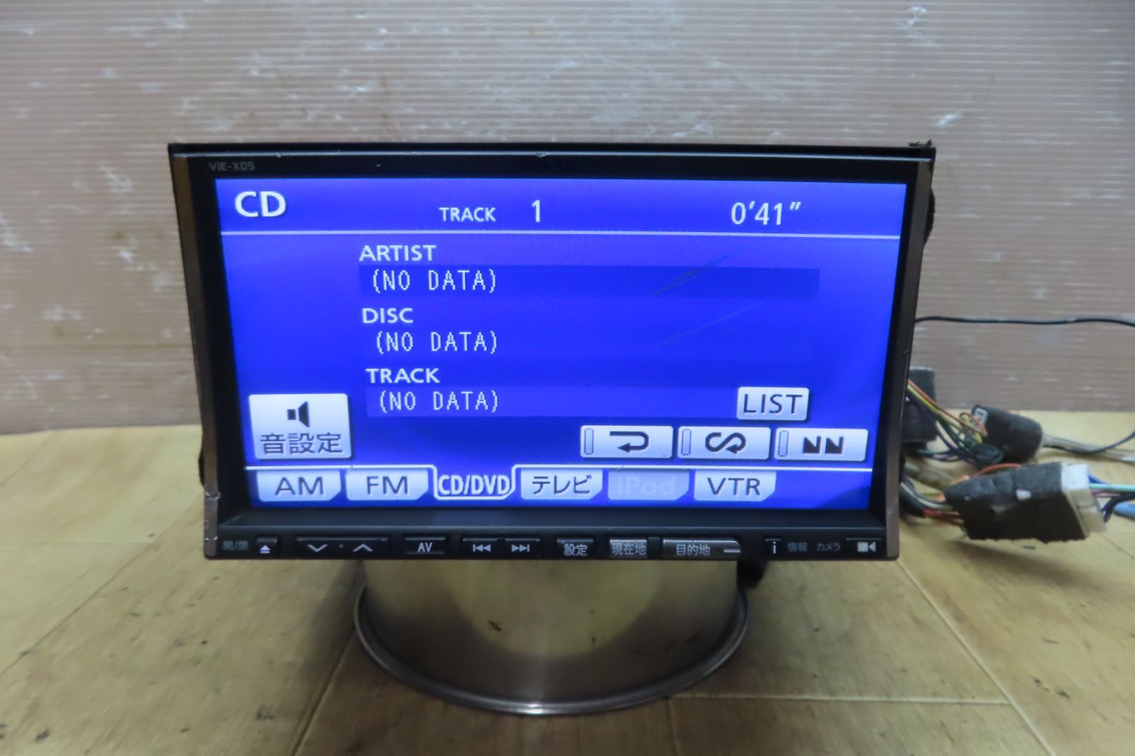 2010年 地図 VIE-X088 ビックX アルパイン 8インチ HDDナビ DVD 地デジ