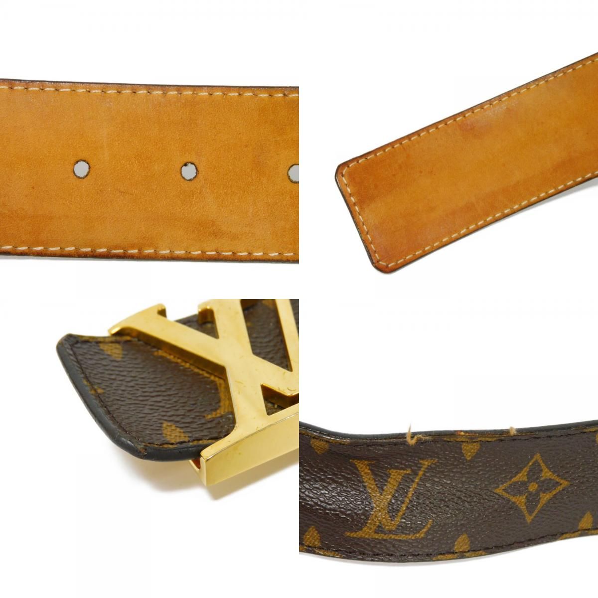 LOUIS VUITTON ルイ・ヴィトン サンチュール LV イニシャル 40MM 85/34