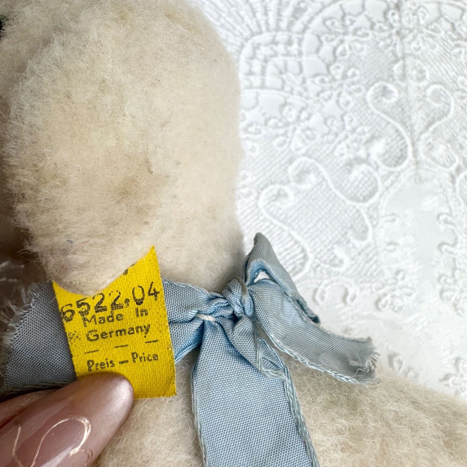 シュタイフ★Lamby 22cm★ヒツジのランビー/羊/ひつじ★Steiff Steiff - シュタイフ☆Lamby 22cm ALL ID's☆ヒツジのランビー
