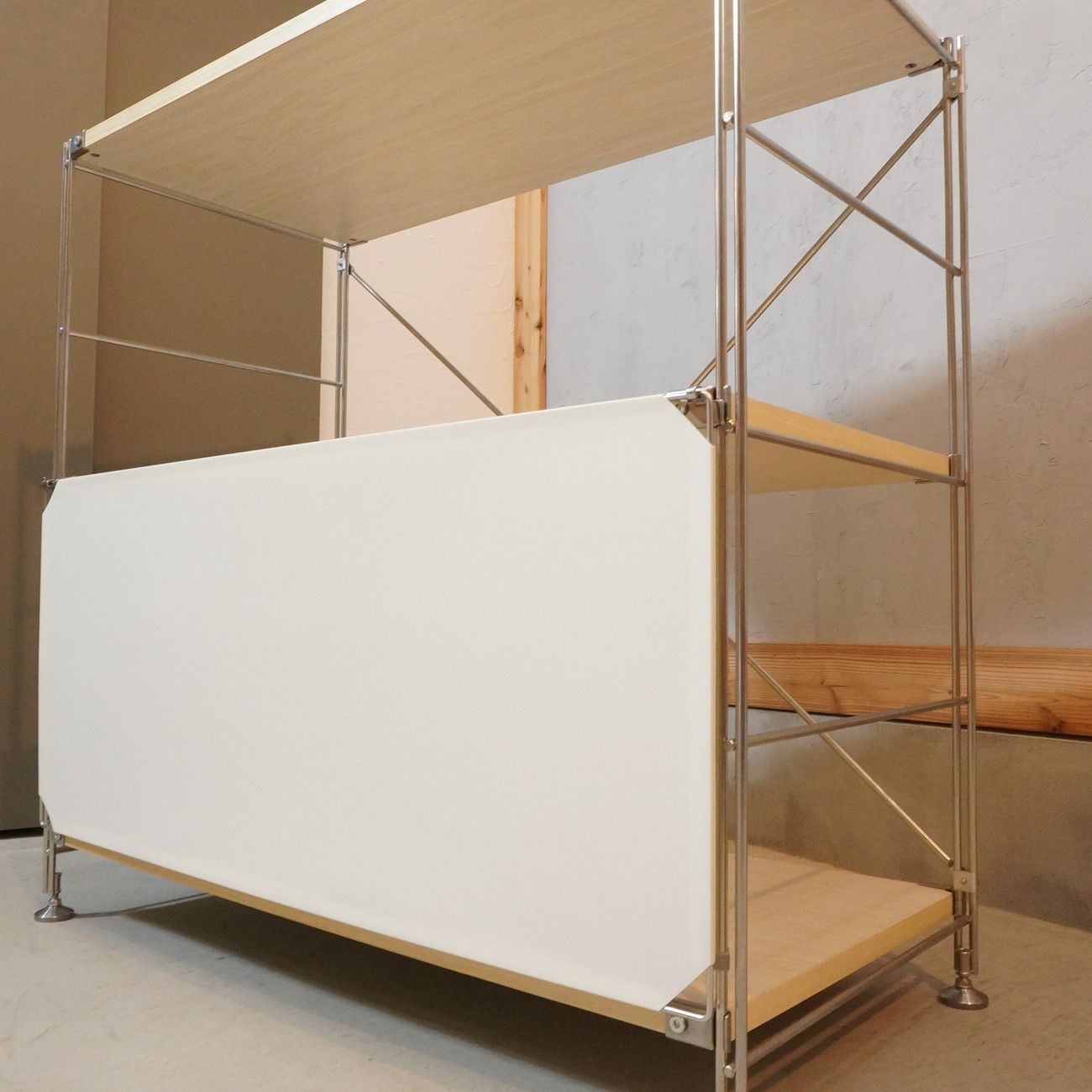 お譲り先決まりました【美品】無印良品 引きだす MUJI オープンシェルフ(スチール×