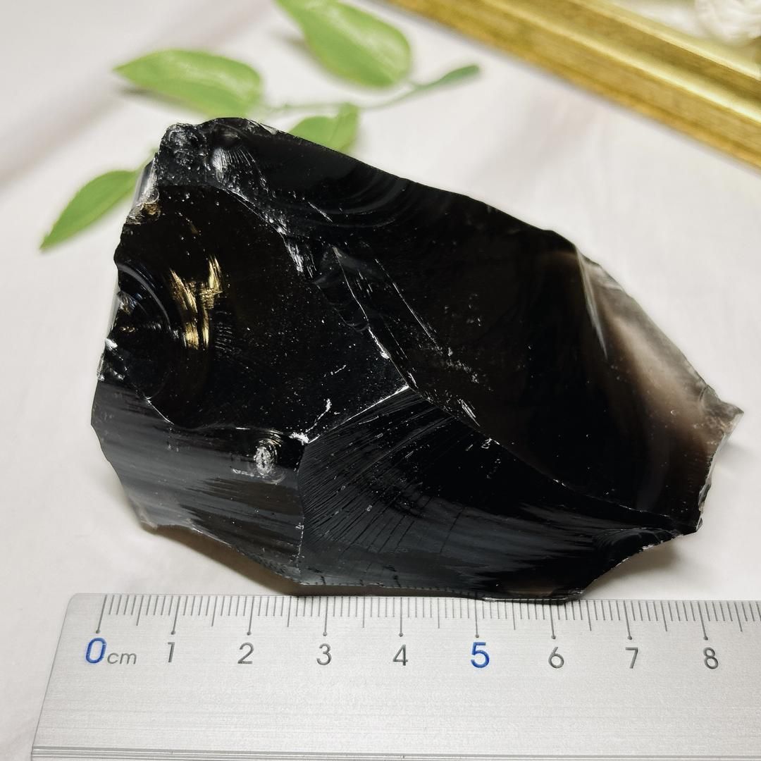 E5543】ミッドナイトオブシディアン＊黒曜石＊原石＊ - メルカリ