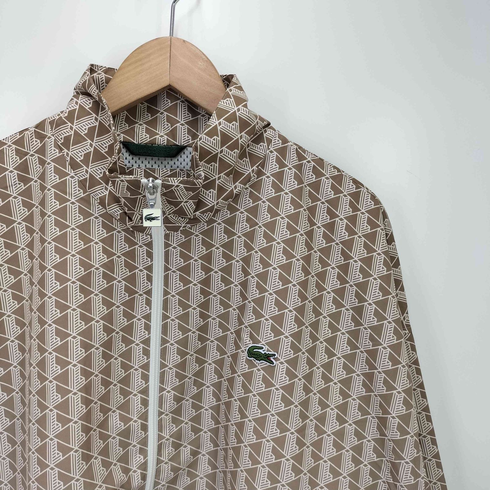 ラコステ LACOSTE バックプリントモノグラムトラックジャケット メンズ