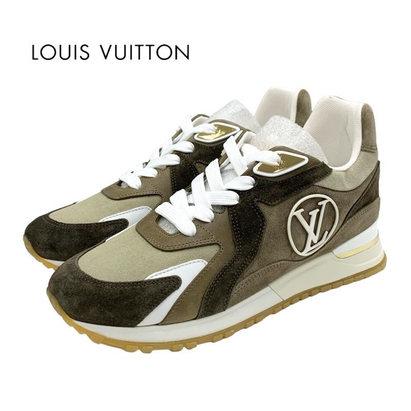 未使用 ルイヴィトン LOUIS VUITTON ランアウェイライン スニーカー 靴 ...