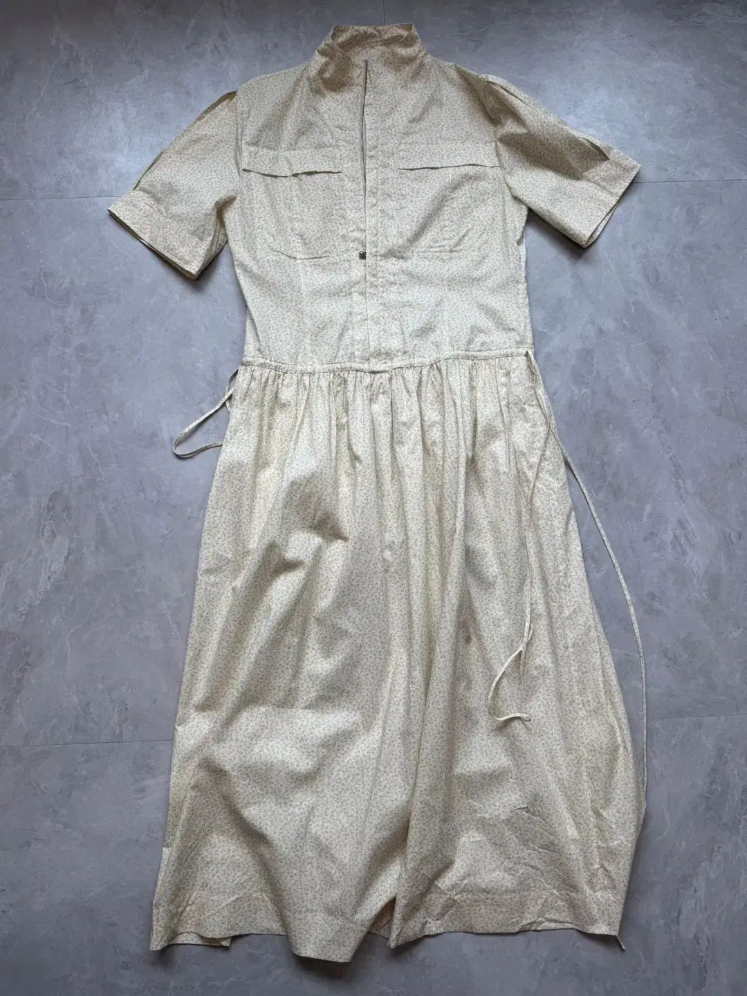 セリーヌ CELINE 90's ヴィンテージ マカダム釦 シアーワンピース