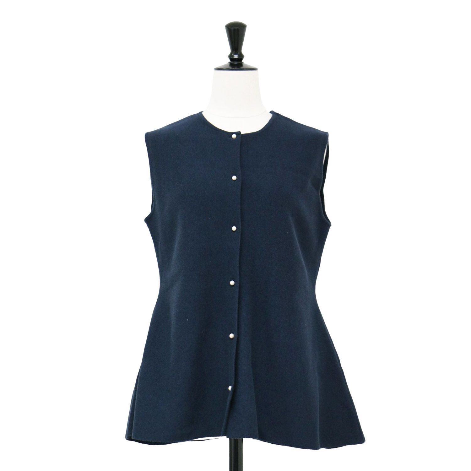 Ballsey ペプラムブラウス 黒 38 ペイズリーマトラッセ ペプラム