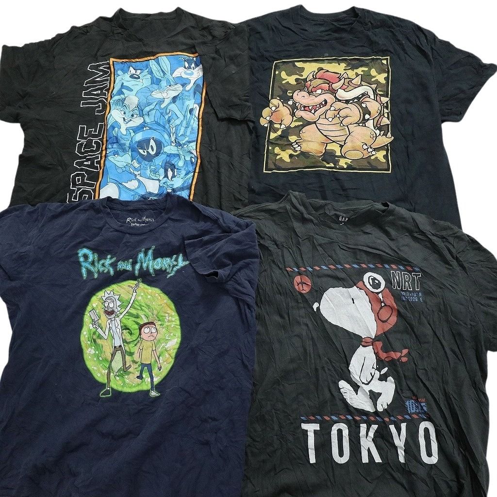 古着卸 まとめ売り キャラクター 半袖Tシャツ 16枚セット (メンズ XL ) ポケモン ラグラッツ マリオ スヌーピー MT9872 - メルカリ