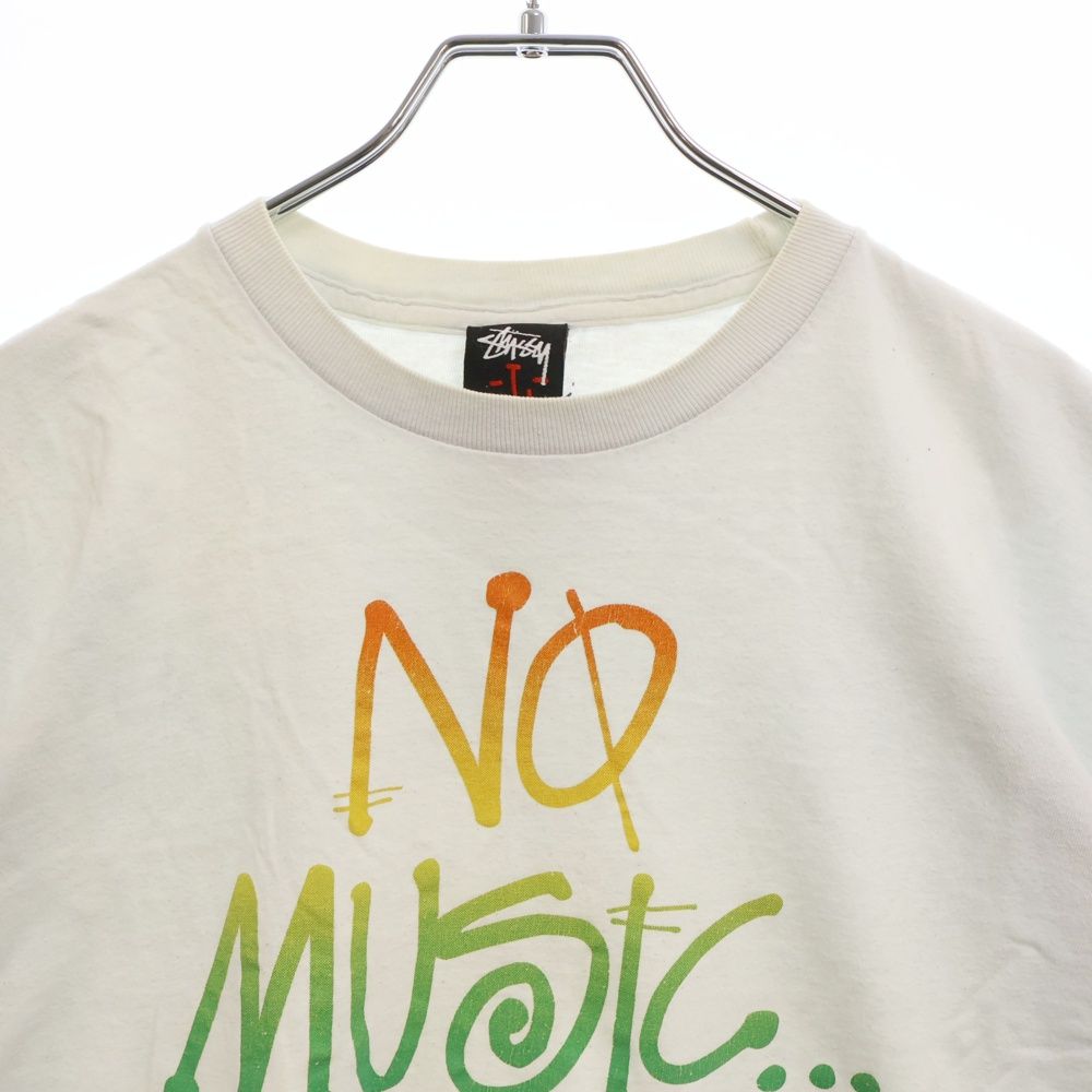 トップス Stussy Tower Record NO MUSIC NO LIFE T M STUSSY×TOWER RECORDS ステューシー タワーレコード NO MUSIC NO