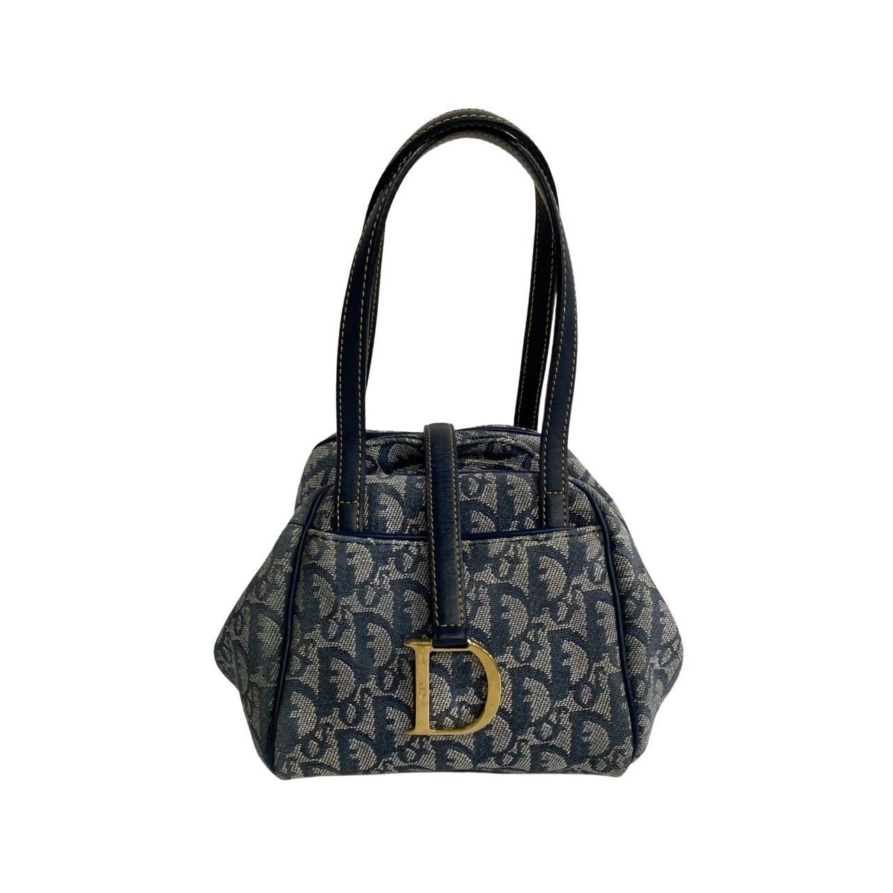 【極美品】クリスチャンディオール トロッター ロゴ金具 ボストンバッグ 極 美品 Christian Dior ディオール トロッター D ロゴ 金具