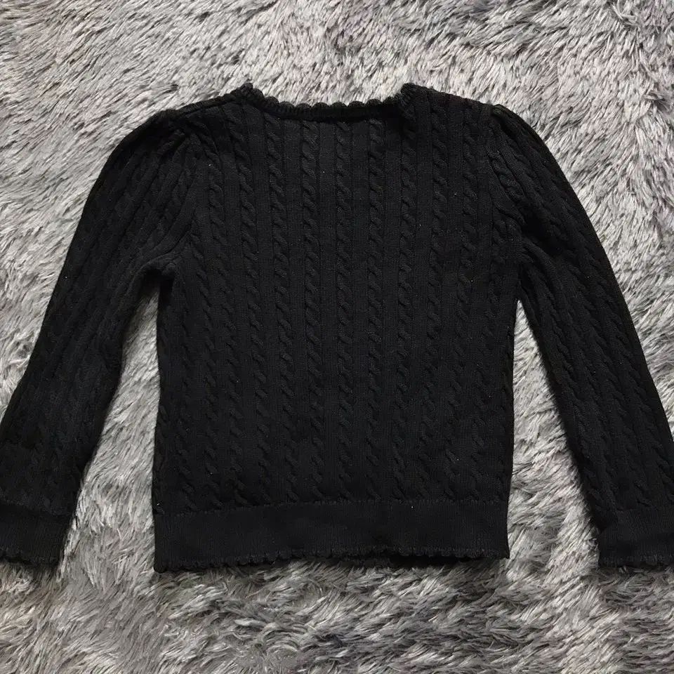 キッズ服(100cm~) 女児 3T ＃ ポロ ( POLO ) トゥイーン ケーブル カーディガン