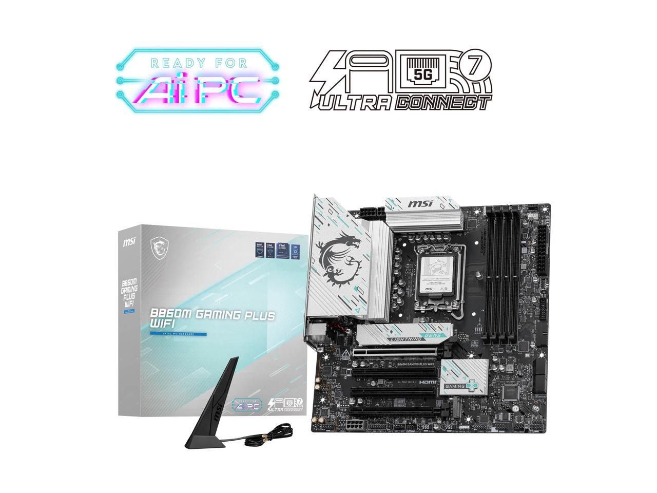 MSI B860M GAMING PL WIFI ゲーミング デスクトップ マザーボード - Intel B860 チップセット -