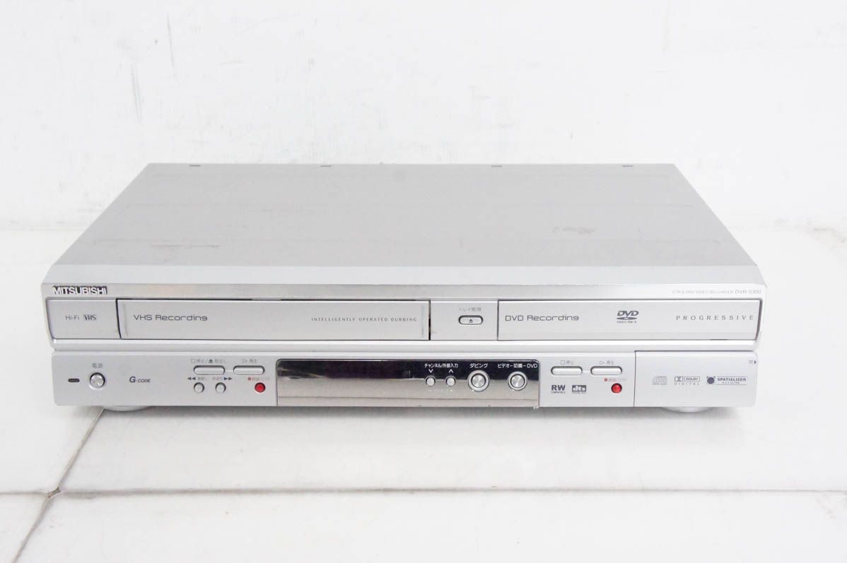 三菱MITSUBISHI DVDプレーヤー一体型ビデオテープレコーダー