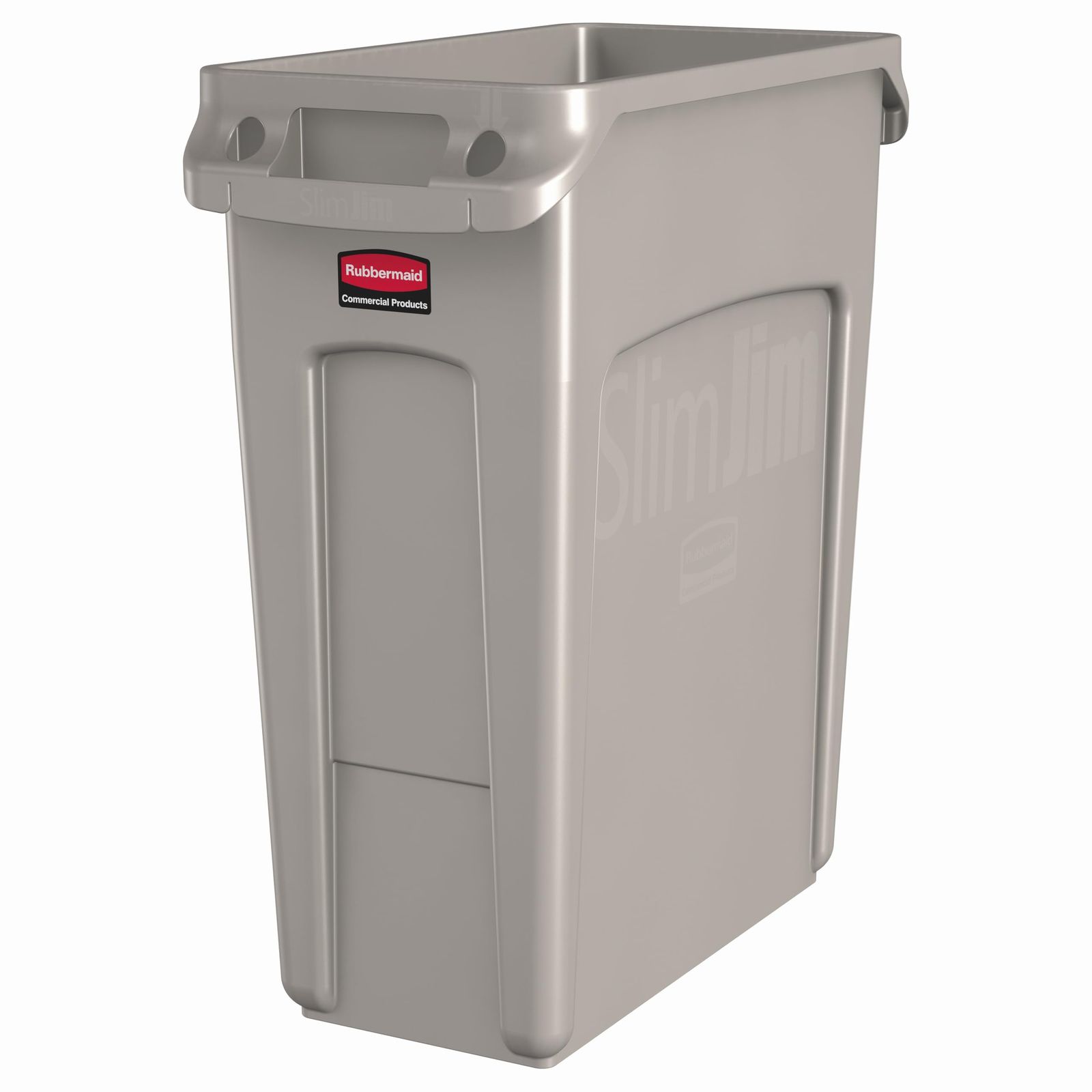 ラバーメイド Rubbermaid Slim Jim コンテナ 60L 16ガロン ベージュ 1971259
