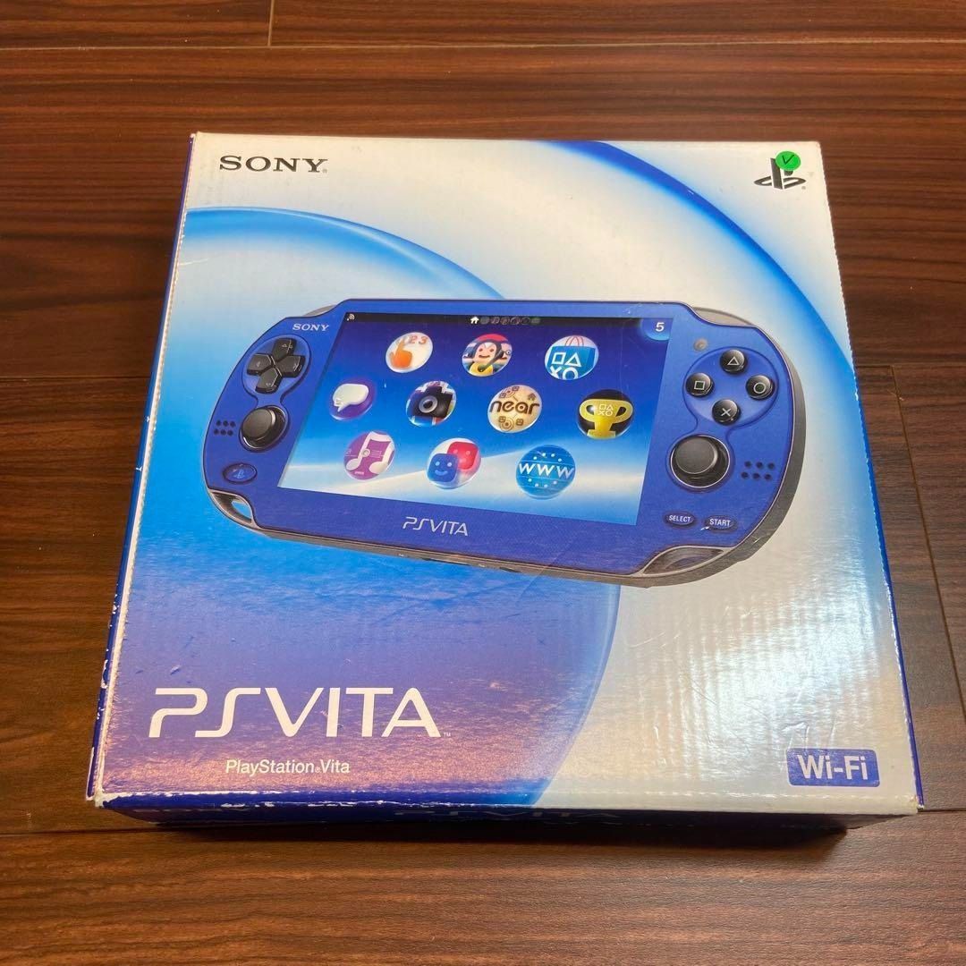 PSVita 1000 本体 サファイアブルー ほぼ 3972