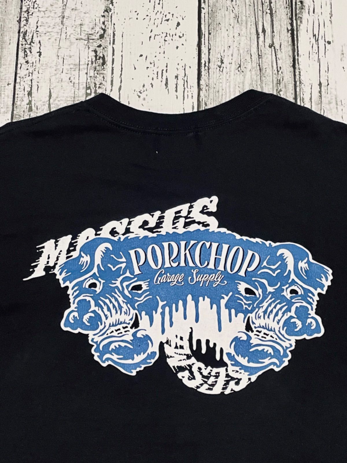 PORKCHOP GARAGE SUPPLY×MASSES のコラボTシャツ ポークチョップ PORKCHOP GARAGE SUPPLY×MASSES のコラボTシャツ ポークチョップ