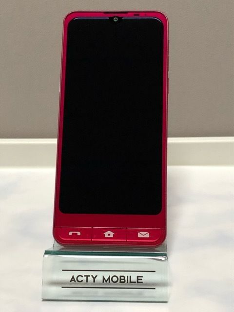 予約受付中】 新品 SIMフリー SHARP シンプルスマホ6 A201SH ルビー