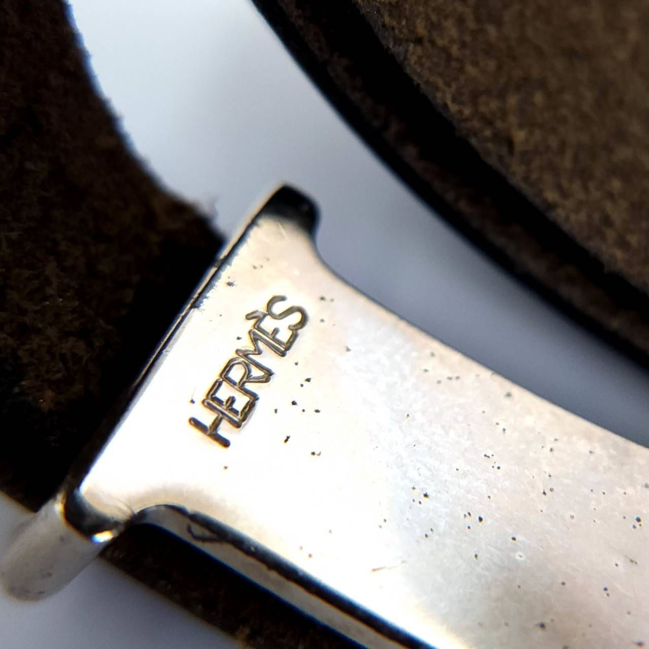 最終価格】HERMES エルメス レザー ブレスレット アピ ブラック