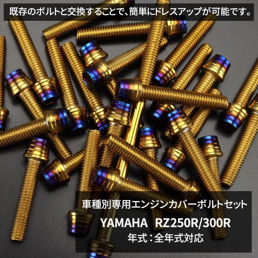 エンジンカバー ボルトセット RZ250R RZ350R 22本セット テーパー