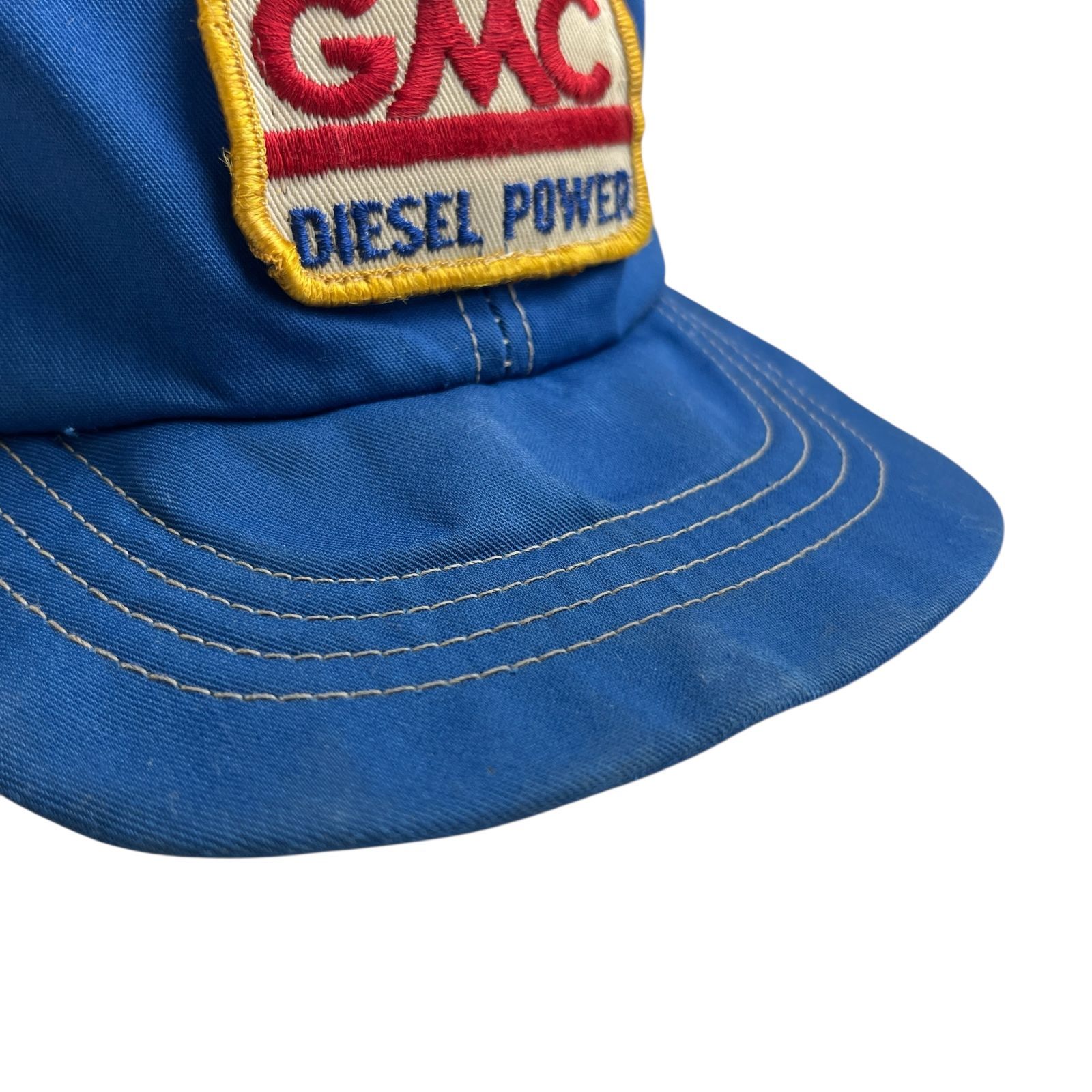 90s 80s USA製 企業 デニム キャップ ヴィンテージ キャップ/帽子】80s USA製 GMC DIESEL POWER (ジーエムシー