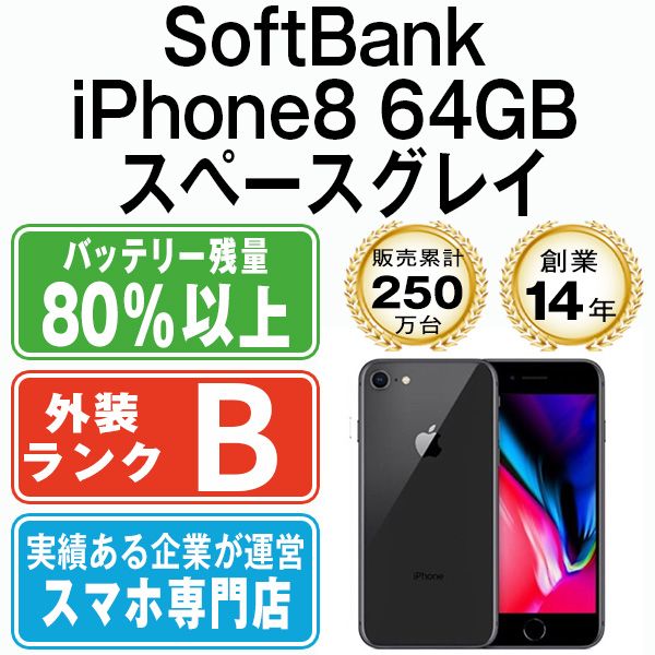 買う安い Apple iPhone 8 64GB SoftBank スペースグレイ ...