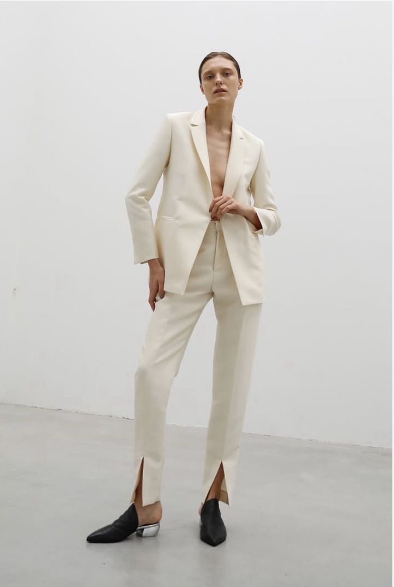 robélite - CO. ローベリテアンドシーオー サンプル品 Wool Silk Tuxedo Jacket ジャケット ウール シルク タキシード Wool Silk Tapered Pants テーパード パンツ