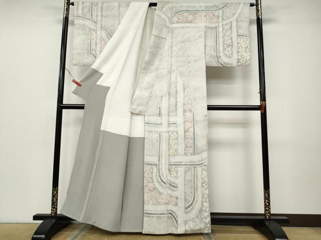 平和屋着物●訪問着　総絞り　吉祥花文　正絹　逸品　CAAY5157ut 平和屋着物○訪問着 総絞り 吉祥花文 正絹 逸品 CAAY5157ut 平和屋